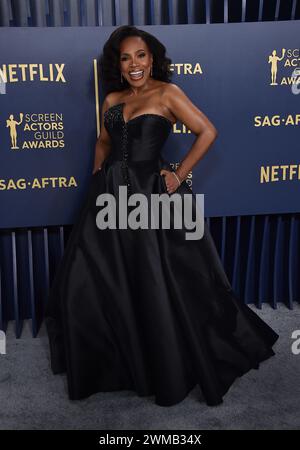 Los Angeles, Stati Uniti. 24 febbraio 2024. Sheryl Lee Ralph arriva al 30° Annual SAG Awards allo Shrine Auditorium il 24 febbraio 2024 a Los Angeles, CA. © OConnor-Arroyo/AFF-USA.com crediti: AFF/Alamy Live News Foto Stock