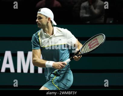 Grigor Dimitrov di Bulgaria 1/2 FINALE durante l'ABN AMRO Open 2024, ATP 500 torneo di tennis il 17 febbraio 2024 a Rotterdam, Paesi Bassi - foto Laurent Lairys / DPPI Foto Stock