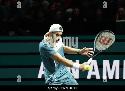 Grigor Dimitrov di Bulgaria 1/2 FINALE durante l'ABN AMRO Open 2024, ATP 500 torneo di tennis il 17 febbraio 2024 a Rotterdam, Paesi Bassi - foto Laurent Lairys / DPPI Foto Stock