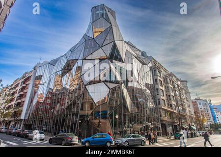 Edificio moderno, sede di Osakidetza, Bilbao, (Spagna) Foto Stock