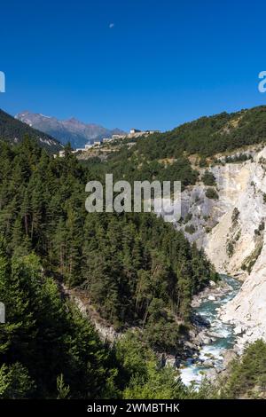 Forti di Esseillon (forti de l'Esseillon - Barriere de l'Esseillon), Savoia, Francia Foto Stock