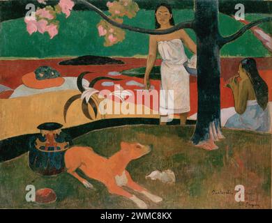 Gauguin, Paul - Pastorales Tahitiennes 1892 Foto Stock