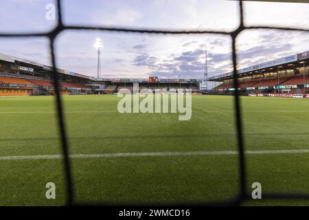 Volendam, Paesi Bassi. 25 febbraio 2024. VOLENDAM, 25-02-2024, Kras Stadion, Dutch Eredivisie football, stagione 2023/2024, panoramica dello stadio prima della partita FC Volendam vs Heerenveen credito: tiri pro/Alamy Live News Foto Stock