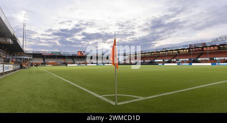 Volendam, Paesi Bassi. 25 febbraio 2024. VOLENDAM, 25-02-2024, Kras Stadion, Dutch Eredivisie football, stagione 2023/2024, panoramica dello stadio prima della partita FC Volendam vs Heerenveen credito: tiri pro/Alamy Live News Foto Stock