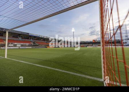 Volendam, Paesi Bassi. 25 febbraio 2024. VOLENDAM, 25-02-2024, Kras Stadion, Dutch Eredivisie football, stagione 2023/2024, panoramica dello stadio prima della partita FC Volendam vs Heerenveen credito: tiri pro/Alamy Live News Foto Stock