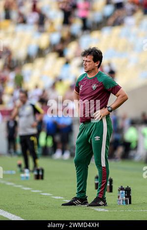 Rio De Janeiro, Brasile. 25 febbraio 2024. RJ - RIO DE JANEIRO - 02/25/2024 - CARIOCA 2024, FLAMENGO (foto di Thiago Ribeiro/AGIF/Sipa USA) crediti: SIPA USA/Alamy Live News Foto Stock