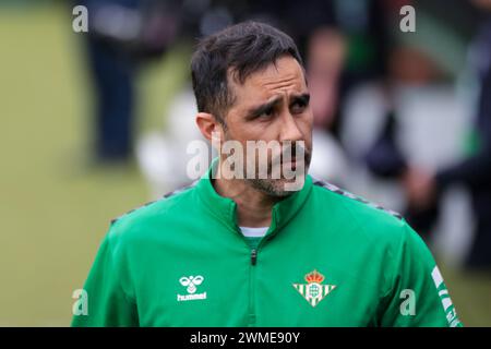 Siviglia, Spagna. 25 febbraio 2024. SIVIGLIA, SPAGNA - FEBBRAIO 25: Claudio Bravo del Real Betis durante la Liga EA Sports match tra Real Betis e Athletic Club a Benito Villamarin il 25 febbraio 2024 a Siviglia, Spagna. (Immagine di credito: © Jose Luis Contreras/DAX tramite ZUMA Press Wire) SOLO PER USO EDITORIALE! Non per USO commerciale! Foto Stock