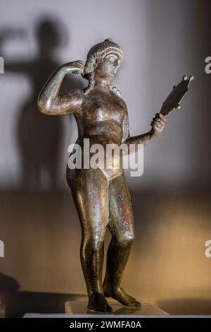 Le divinità Afrodite, bronzo, epoca romana Graeco, Musei Vaticani, Stato della città del Vaticano, Roma, Lazio, Italia Foto Stock