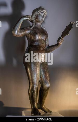 Le divinità Afrodite, bronzo, epoca romana Graeco, Musei Vaticani, Stato della città del Vaticano, Roma, Lazio, Italia Foto Stock