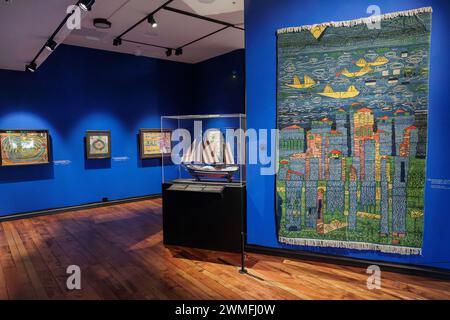 The Hundertwasser Art Centre a Whangarei, Northland, nuova Zelanda, domenica 25 febbraio 2024. Foto: David Rowland / One-Image.com Foto Stock