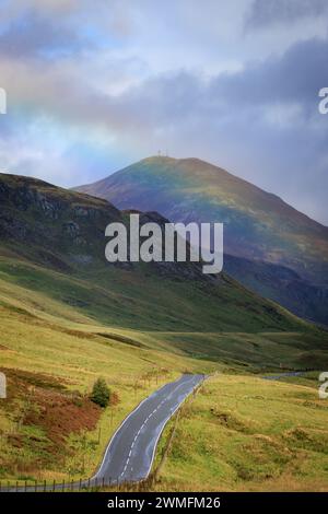 Vista dalla Old Military Rd A Glenshee, in Scozia Foto Stock