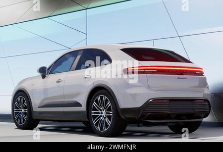 Porsche Macan – la Porsche più venduta diventa elettrica Foto Stock