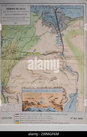 Suez ISM Map, fundacion casa de Alba, Burgos , Spagna Foto Stock