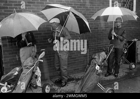 Didsbury, Manchester, Inghilterra circa 1981. Didsbury Golf Club, Inghilterra centrale, classe media, mezza età. Foto Stock