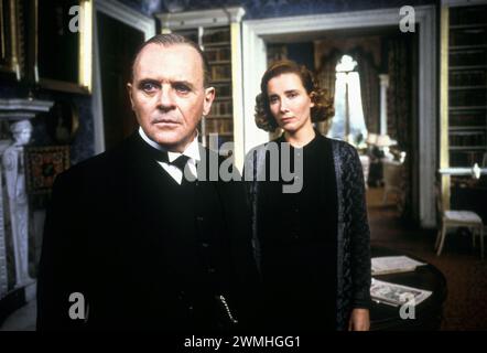 I resti del giorno Anthony Hopkins ed Emma Thompson Foto Stock