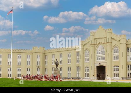 Virginia Military Institute, Lexington, Shenandoah Valley, Virginia, Stati Uniti d'America. Foto Stock