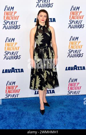 Thomasin McKenzie bei der 39. Verleihung der Film Independent Spirit Awards 2024 presso il molo di Santa Monica. Santa Monica, 25.02.2024 *** Thomasin McKenzie al 39° Film Independent Spirit Awards 2024 al Santa Monica Pier Santa Monica, 25 02 2024 foto:xD.xStarbuckx/xFuturexImagex Spirit Awards 4893 Foto Stock
