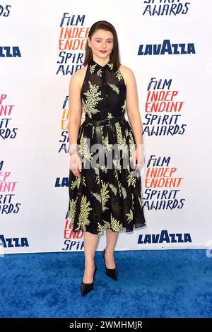 Thomasin McKenzie bei der 39. Verleihung der Film Independent Spirit Awards 2024 presso il molo di Santa Monica. Santa Monica, 25.02.2024 *** Thomasin McKenzie al 39° Film Independent Spirit Awards 2024 al Santa Monica Pier Santa Monica, 25 02 2024 foto:xD.xStarbuckx/xFuturexImagex Spirit Awards 4894 Foto Stock