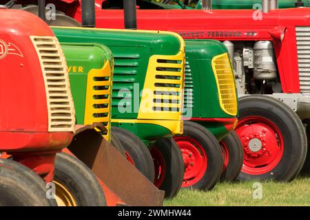 Trattori antichi, grande Oregon Steam-Up, antichi Powerland, Brooks, Oregon Foto Stock