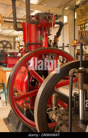 I motori grandi display, grande Oregon Steam-Up, antichi Powerland, Brooks, Oregon Foto Stock