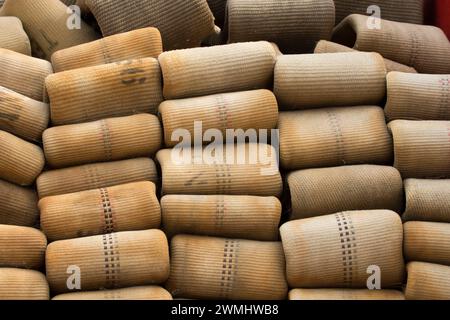 Tubo antincendio, grande Oregon Steam-Up, antichi Powerland, Brooks, Oregon Foto Stock