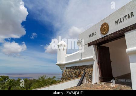 Faro di El Cerro de Montevideo, Montevideo, Uruguay, Sud America Foto Stock