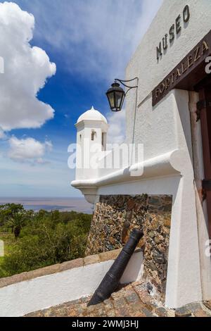 Faro di El Cerro de Montevideo, Montevideo, Uruguay, Sud America Foto Stock