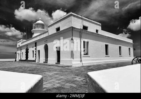 Faro di El Cerro de Montevideo, Montevideo, Uruguay, Sud America Foto Stock