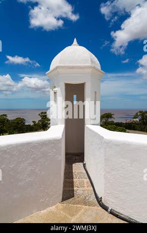 Faro di El Cerro de Montevideo, Montevideo, Uruguay, Sud America Foto Stock