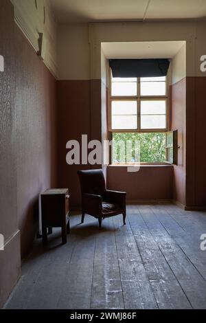 Praga, Repubblica Ceca - 17 giugno 2023 - interno di Invalidovna - edificio barocco per veterani di guerra Foto Stock