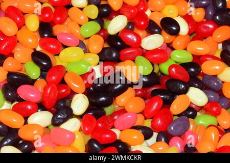 Gelatina e bon's nel negozio di caramelle. Foto Stock