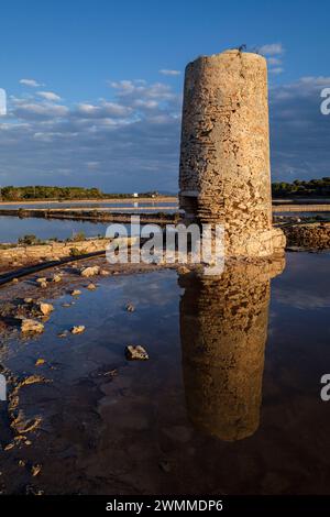 Parc Natural de Ses Salines d'Eivissa i Formentera, Formentera, Isole Pitiusas, Comunità Balearica, Spagna Foto Stock