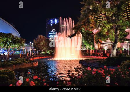 Fontana danzante di Wynn Las Vegas - Nevada, Stati Uniti Foto Stock