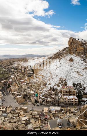 Siria, Ma'lula; Maaloula, paesaggio Foto Stock