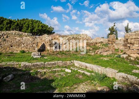 Siria, Ugarit, Ugaret, sito archeologico Foto Stock