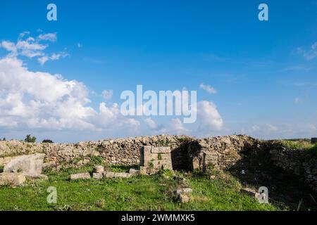 Siria, Ugarit, Ugaret, sito archeologico Foto Stock