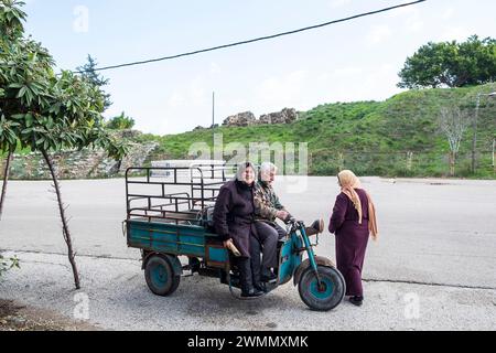 Siria, Ugarit, Ugaret, la vita quotidiana Foto Stock