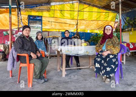 Siria, Ugarit, Ugaret, la vita quotidiana Foto Stock