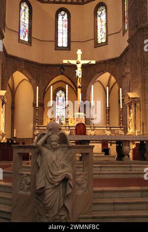 Altare nel Duomo di Firenze Foto Stock