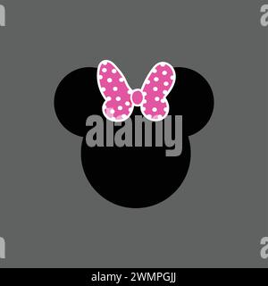 Elemento Minnie mouse Illustrazione Vettoriale