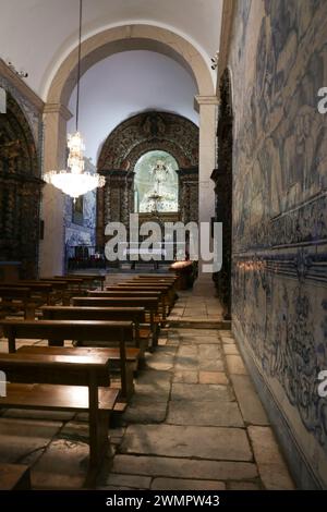 Olivenza, Badajoz, Spagna - 23 ottobre 2024: Dettagli architettonici della Cappella dello Spirito Santo nella città di Olivenza Foto Stock