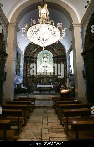 Olivenza, Badajoz, Spagna - 23 ottobre 2024: Dettagli architettonici della Cappella dello Spirito Santo nella città di Olivenza Foto Stock