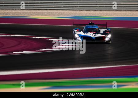 15 VANTHOOR Dries (bel), MARCIELLO Raffaele (swi), WITTMANN Marco (Ger), BMW M Team WRT, BMW Hybrid V8 #15, azione durante il prologo del Campionato Mondiale Endurance FIA 2024, dal 24 al 26 febbraio 2024 sul circuito Internazionale Losail di Lusail, Qatar - foto Javier Jimenez / DPPI Foto Stock