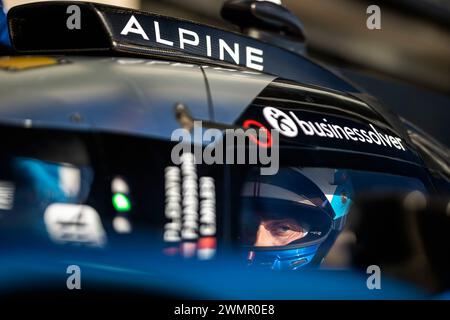 HABSBURG-LOTHRINGEN Ferdinand (aut), Alpine Endurance Team, Alpine A424, ritratto durante il Prologo del Campionato Mondiale Endurance FIA 2024, dal 24 al 26 febbraio 2024 sul circuito Internazionale Losail di Lusail, Qatar - foto Thomas Fenetre / DPPI Foto Stock