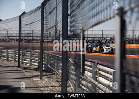 46 MARTIN Maxime (bel), ROSSI Valentino (ita), AL HARTHY Ahmad (omn) Team WRT, BMW M4 GT3 #46, azione durante il Prologo del Campionato Mondiale Endurance FIA 2024, dal 24 al 26 febbraio 2024 sul circuito Internazionale Losail di Lusail, Qatar Foto Stock