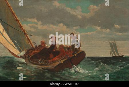 Homer Winslow - Breezing Up (Un vento buono) Foto Stock
