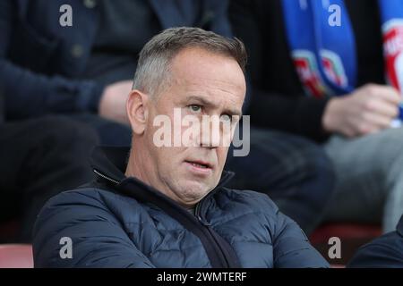 Cracovia, Polonia. 25 febbraio 2024. Piotr Burlikowski polacco visto durante la partita di calcio polacca PKO Ekstraklasa League 2023/2024 tra Puszcza Niepolomice e Zaglebie Lubin allo stadio Cracovia. Punteggio finale; Puszcza Niepolomice 2:2 Zaglebie Lubin. (Foto di Grzegorz Wajda/SOPA Images/Sipa USA) credito: SIPA USA/Alamy Live News Foto Stock
