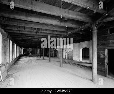Magazzino al 2° piano. Vista sul nord-est - edifici commerciali e industriali, Bishop's Block, 90 Main Street, Dubuque, Dubuque County, Iowa Foto Stock