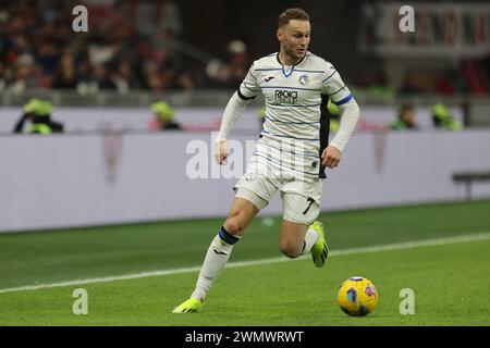 Milano Italia - febbraio 26 2024 - AC Milan vs Atalanta - serie A 2023/2024 - Teun Koopmeiners Foto Stock