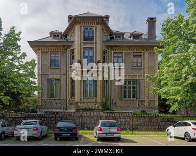 Ex ambasciata francese, villa Art Nouveau, a Cetinje, Montenegro Foto Stock